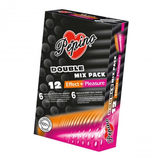 Kond�m Pepino DOUBLE MIX PACK 12 ks