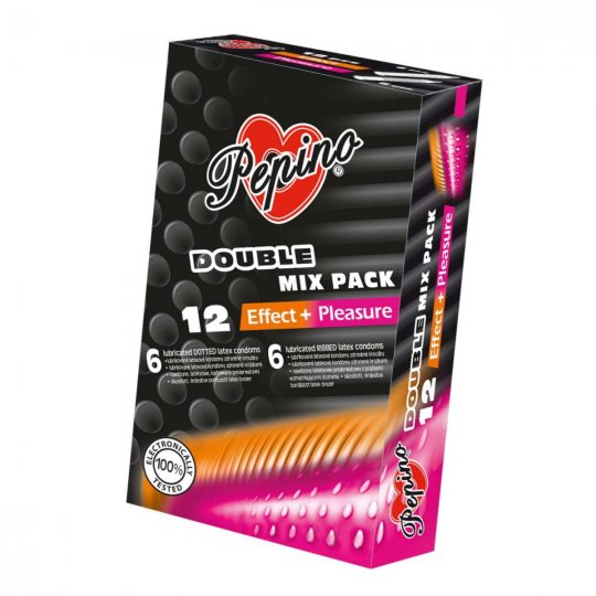 Kond�m Pepino DOUBLE MIX PACK 12 ks