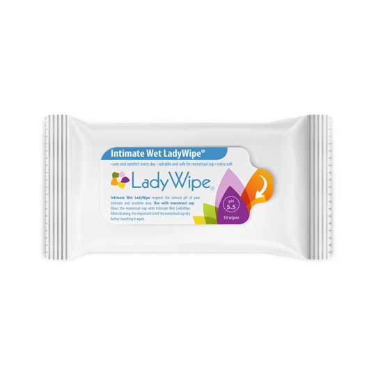 Vlh�en� ubr�sky LADYWIPE pre int�mnu hygienu 10 ks
