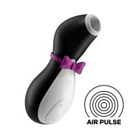 Stimul�tor klitorisu SATISFYER PENGUIN �iernobiely
