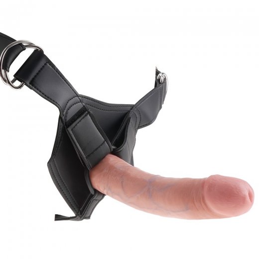 Nasadzovac� penis Pipedream King Cock Strap-on Harness with 8