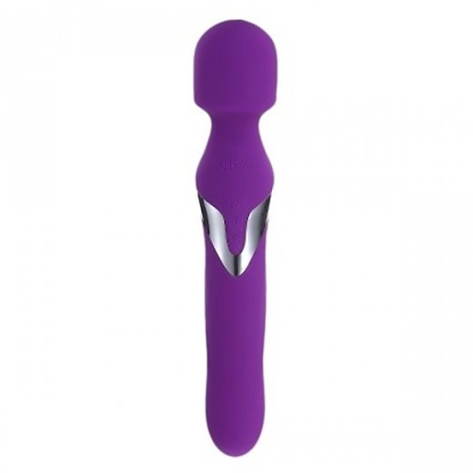 Mas�na hlavica a vibr�tor 2v1 APHOJOY HEAD fialov�