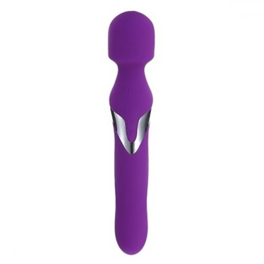 Mas�na hlavica a vibr�tor 2v1 APHOJOY HEAD fialov�