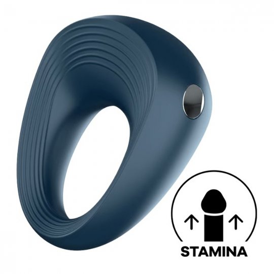 Kr��ok na penis SATISFYER POWER RING modr�