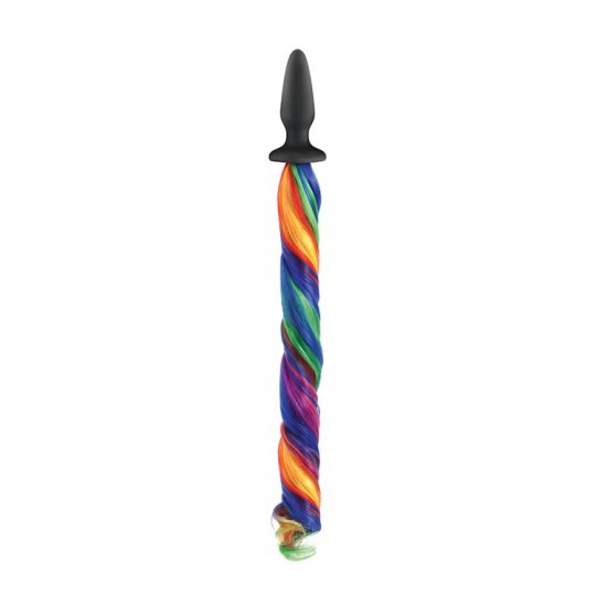 Kol�k an�lny NS Novelties UNICORN TAILS RAINBOW