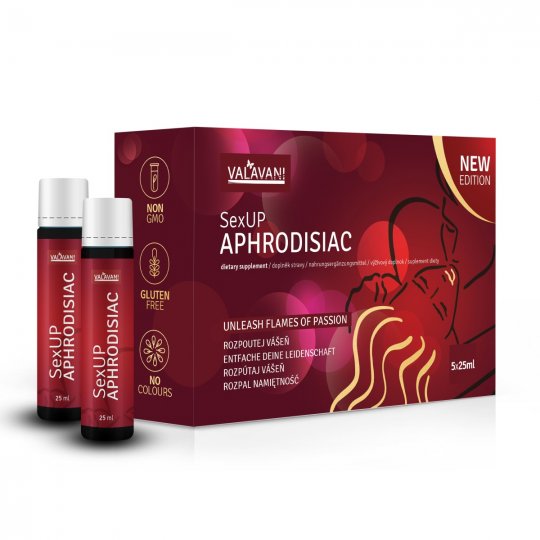 SEXUP APHRODISIAC afrodiziakum pre mu�ov i �eny 5 x 25 ml