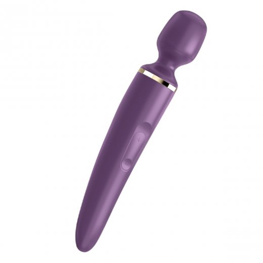 Mas�na hlavica a vibr�tor 2v1 SATISFYER WAND-ER WOMAN fialov�