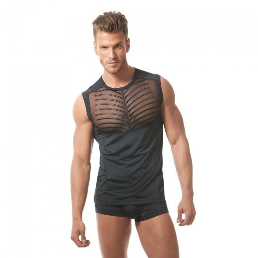 Tri�ko GREGG HOMME SOIREE MUSCLE SHIRT �ierne