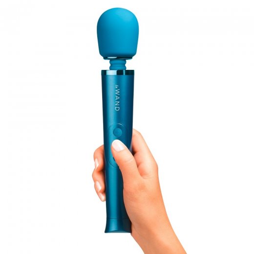 Mas�na hlavica le WAND Petite Rechargeable Massager vibra�n� blue
