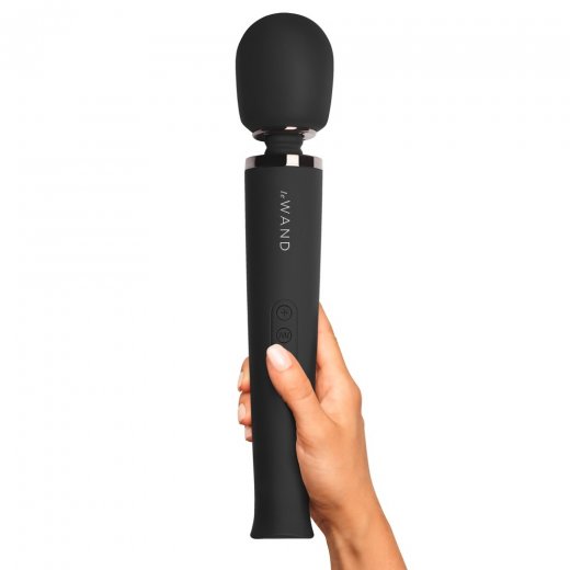Mas�na hlavica le WAND Rechargeable Massager vibra�n� �ierna