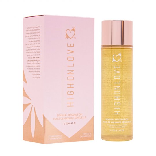 Olej mas�ny HIGH ON LOVE Strawb-Champ 120 ml