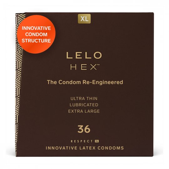 Kond�m LELO HEX RESPECT XL 36 ks