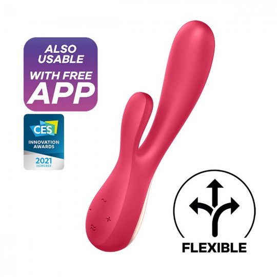 Vibr�tor SATISFYER MONO FLEX �erven�