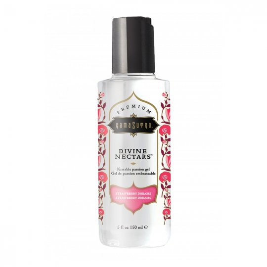 Lubrika�n� g�l Kamasutra Divine Nectars Bodyglide strawberry 150 ml