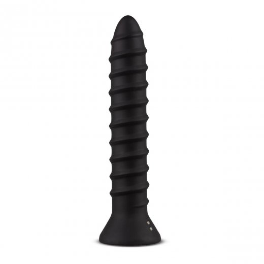 Kol�k an�lny EasyToys Screwed Plug Anal Vibrator large black