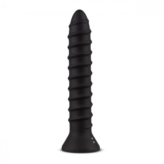 Kol�k an�lny EasyToys Screwed Plug Anal Vibrator large black