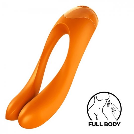 Stimul�tor SATISFYER CANDY CANE oran�ov�