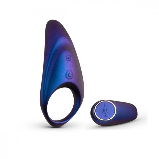 Kr��ok na penis HUEMAN Neptune Vibrating Cock Ring + Remote modr�