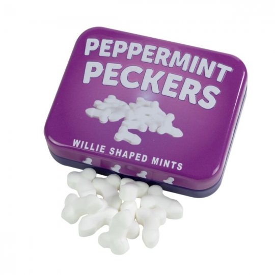 Cukr�ky PEPERMINT PECKERS willie shaped mints