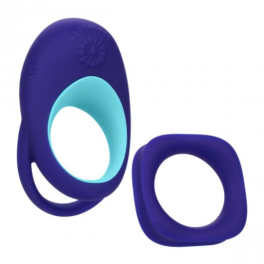 Sada kr��kov na penis CalExotics Link Up ALPHA 2 ks modr�