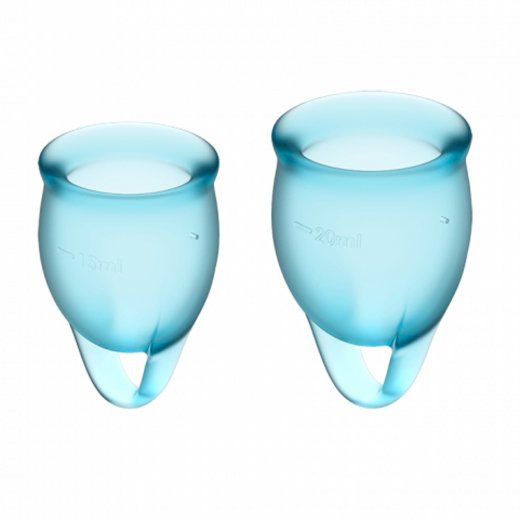 Men�trua�n� kal�ky SATISFYER FEEL CONFIDENT MENSTRUAL CUP tyrkysov�