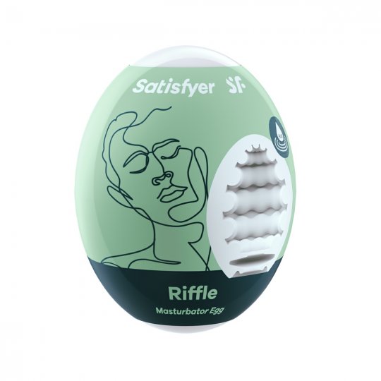 Masturb�tor SATISFYER RIFFLE EGG Single biely