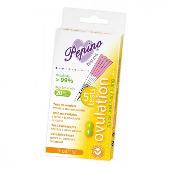 Ovula�n� test Pepino DIPSTRIP 5 ks