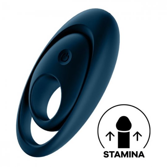 Kr��ok na penis SATISFYER GLORIOUS DUO modr�