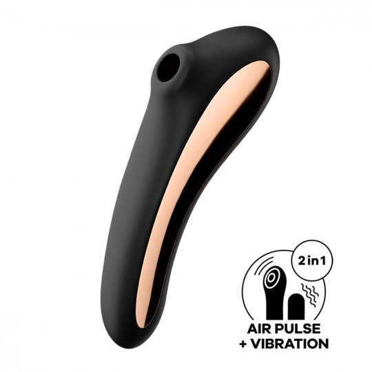 Vibr�tor SATISFYER DUAL KISS �ierny