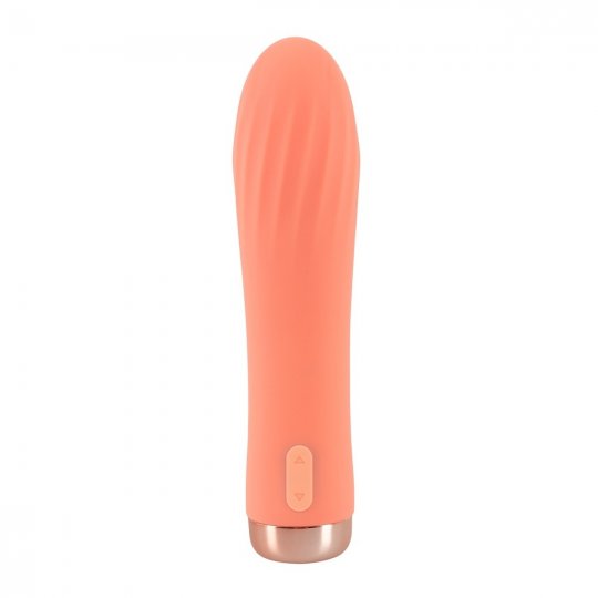 Vibr�tor You2Toys Peachy Mini Ribbed brosky�ov�