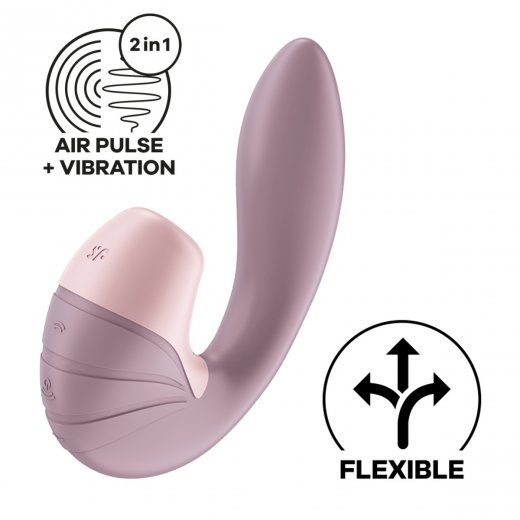 Vibr�tor SATISFYER SUPERNOVA DOUBLE AIR PULSE fialov�