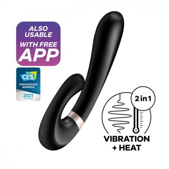 Vibr�tor SATISFYER HEAT WAVE �ierny