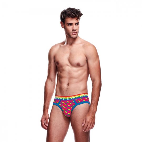 Slipy ENVY RAINBOW HEARTS BRIEF farebn�