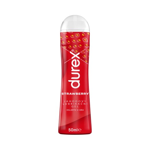 Lubrika�n� g�l Durex Strawberry 50 ml