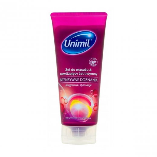 Mas�ny a lubrika�n� g�l 2v1 Unimil Intense 200 ml
