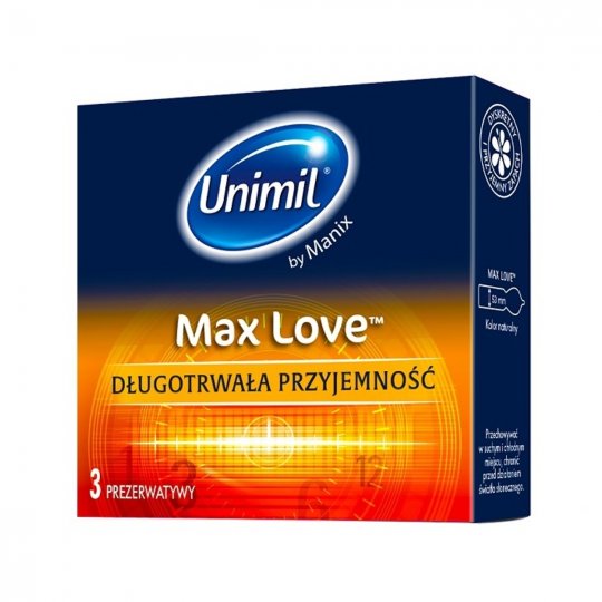 Kond�m Unimil Max Love 3 ks