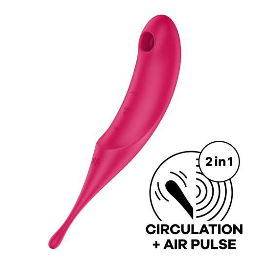 Vibr�tor SATISFYER TWIRLING PRO �erven�