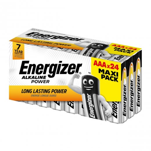 Bat�ria Energizer Alkaline power AAA 24 ks