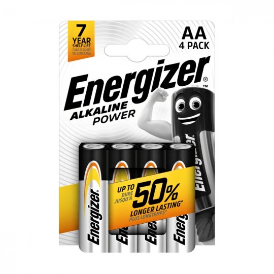 Bat�ria Energizer Alkaline power AA 4 ks