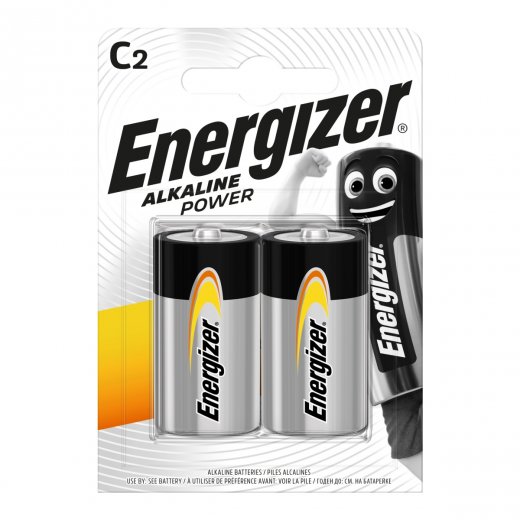 Bat�ria Energizer Alkaline power mono�l�nok C 2 ks