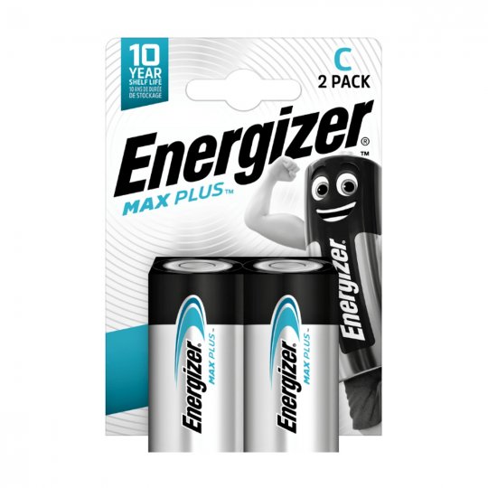 Bat�ria Energizer Max Plus mono�l�nok C 2 ks