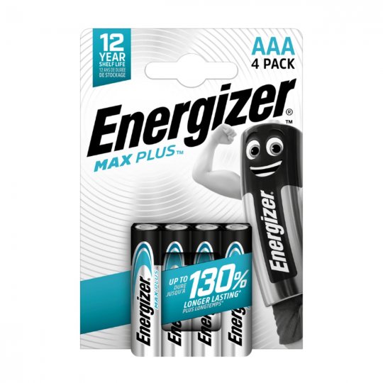 Bat�ria Energizer Max Plus AAA 4 ks