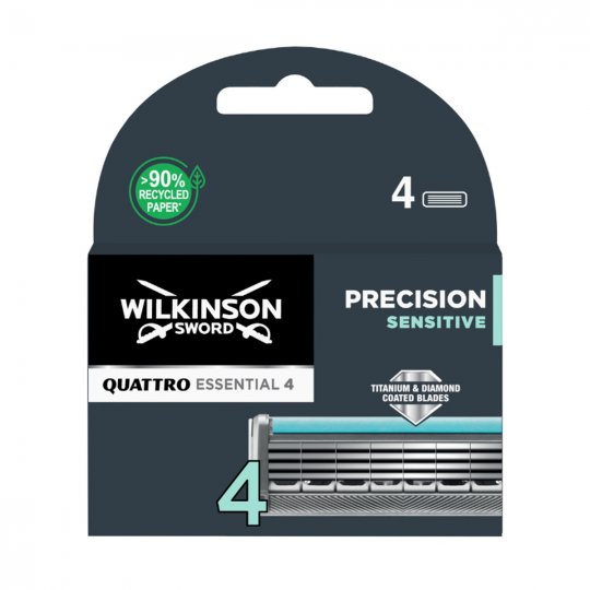 N�hradn� hlavica WILKINSON Sword Quattro Titanium Sensitive 4 ks