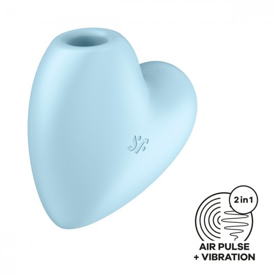 Stimul�tor klitorisu SATISFYER CUTIE HEART modr�