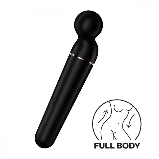 Mas�na hlavica SATISFYER Planet Wand-er �ierna