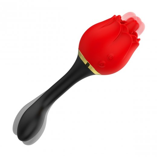 Vibr�tor 2v1 Mia PRAGUE LICKING + ANAL �erven�