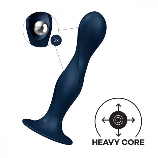 Dildo SATISFYER Double Ball-R modr�