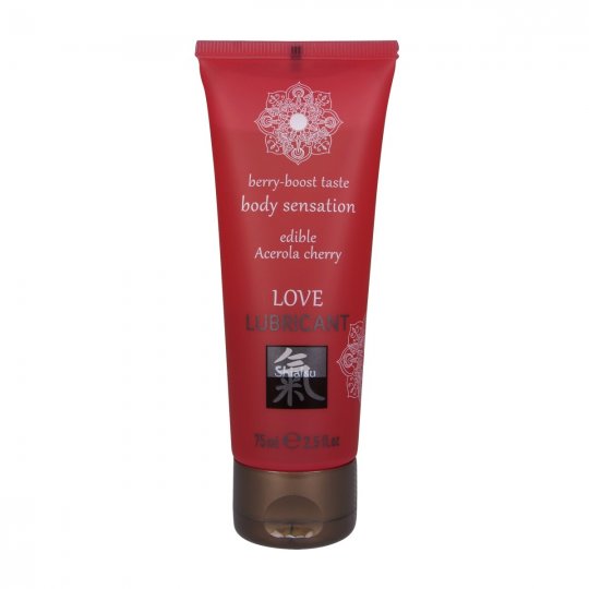 Lubrika�n� g�l HOT Shiatsu Love Acerola Cherry jedl� 75 ml