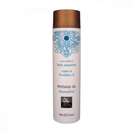 Olej mas�ny HOT Shiatsu masculine Amber & Eucalyptus oil 100 ml