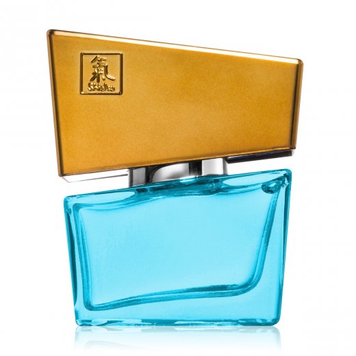 Parf�m HOT Shiatsu Fragrance light blue s ferom�nmi pre mu�ov 15 ml